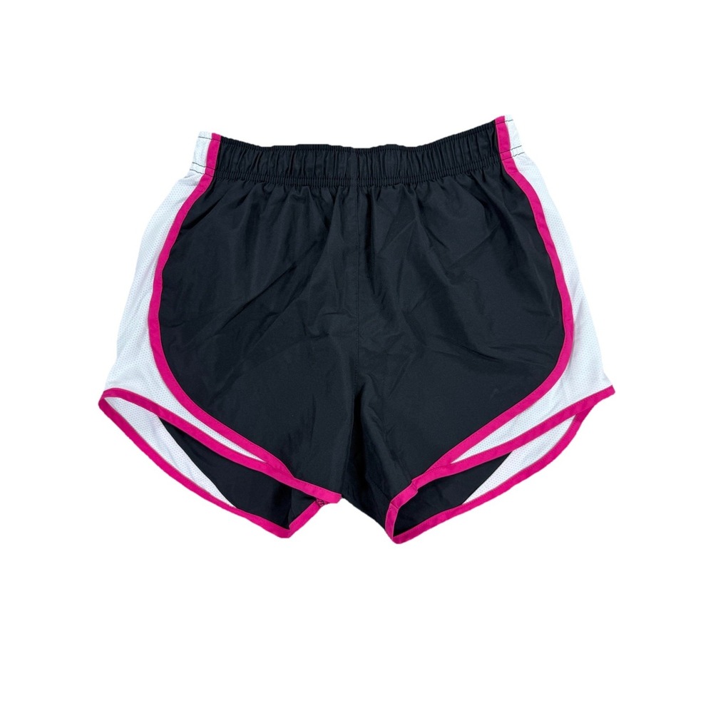 Nike Shorts Womens Extra Small Black Pink Dri Fit 3" Lined Athletic Run Gym Walk